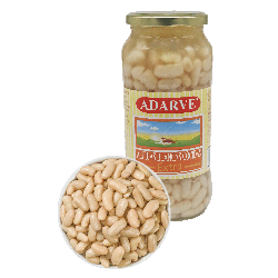 360120  Alubias Cocidas Adarve Cristal 400 Grs