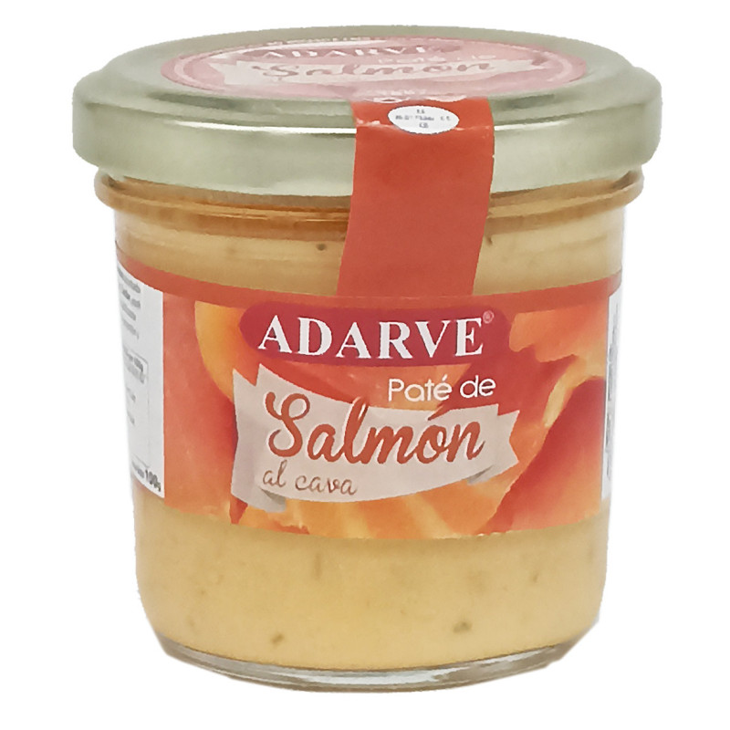 268086  Pate Salmon Ahumado Adarve Cristal 100Gr