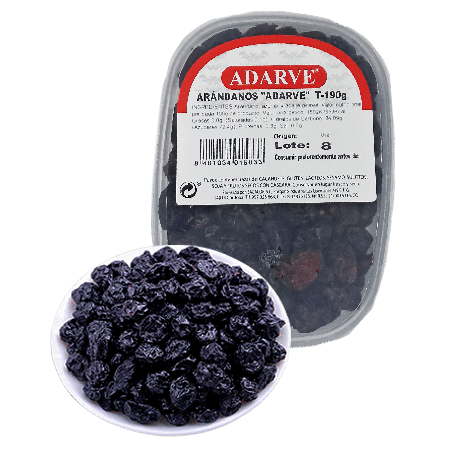 409090  Arandanos Rojos Deshidratados Adarve 190 Grs
