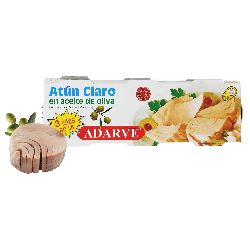 303154  Atun Claro Aceite Oliva Adarve 52Gr Pack-3