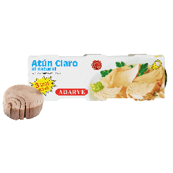 303432  Atun Claro Al Natural Adarve Pack-3  56Gr