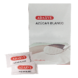 209144  Azucar Blanco Adarve Sobre 6 Grs 100 Uds