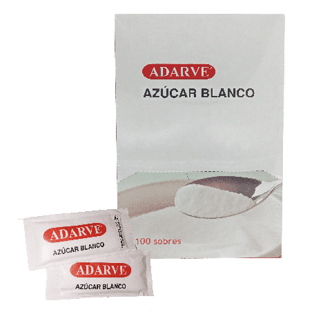 209144  Azucar Blanco Adarve Sobre 6 Grs 100 Uds