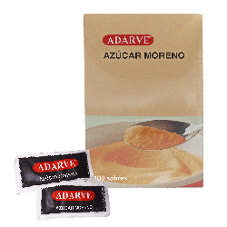 209157  Azucar Moreno Adarve Sobre 6 Grs 100 Uds