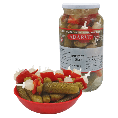 375118  Banderilla Dulce Adarve Tarro 350Gr