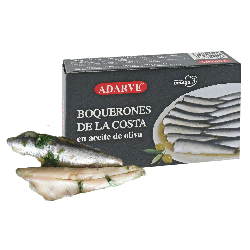 325140  Boqueron  En Aceite Oliva Adarve Lata 80 Grs