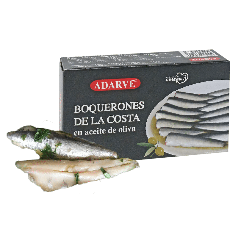 325140  Boqueron  En Aceite Oliva Adarve Lata 80 Grs
