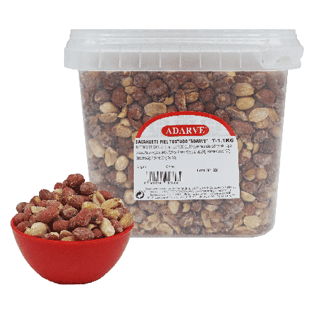 409350  Cacahuet Piel Tostado Adarve Cubo 1.100 Kgrs