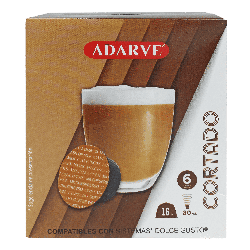 236466  Cafe Adarve Dg Cortado Capsulas.16 Ud. 112 G