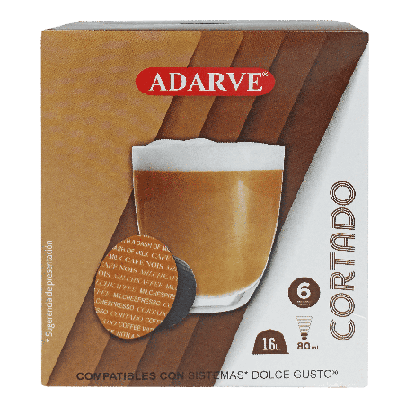 236466  Cafe Adarve Dg Cortado Capsulas.16 Ud. 112 G