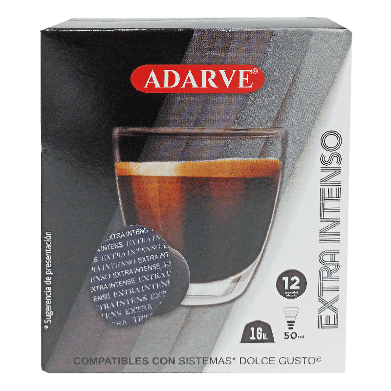 236460  Cafe Adarve Dg Extra Intenso Capsulas 16 Ud. 112 G