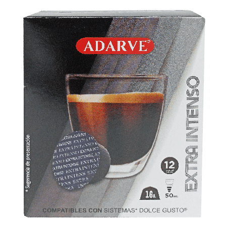 236460  Cafe Adarve Dg Extra Intenso Capsulas 16 Ud. 112 G