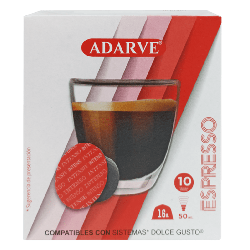 236462  Cafe Adarve Dg Intenso Capsulas 16 Ud. 112 G