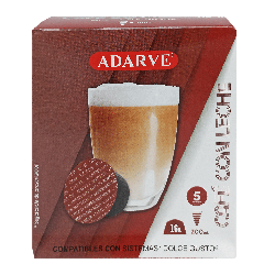 236470  Cafe Dg Adarve Con Leche 16 Capsulas