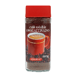 233037  Cafe Soluble Descafeinado Adarve Bote 200 Gr