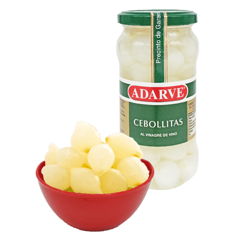 375308  Cebollitas Blancas Adarve Tarro 180 Grs