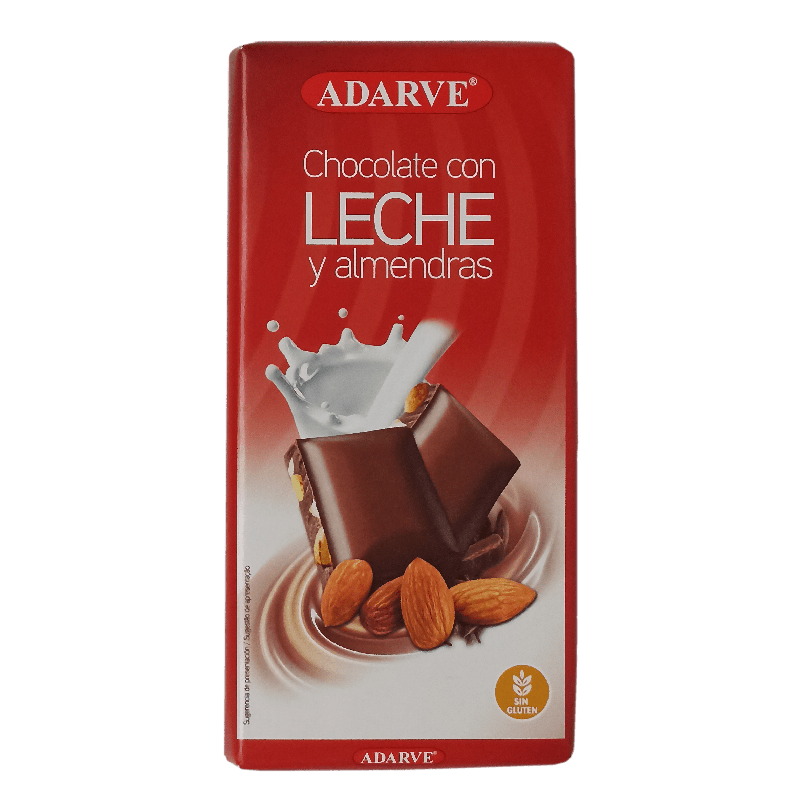 244902  Chocolate Leche Almendra Extrafin.adarve Tab.150Gr