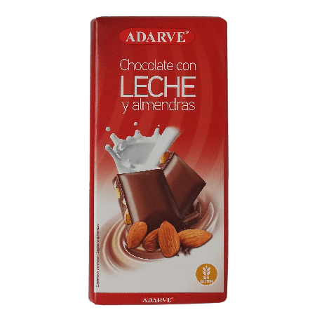 244902  Chocolate Leche Almendra Extrafin.adarve Tab.150Gr