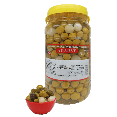366360  Cocktail Mediterraneo Encurtidos Adarve 1,600 Grs