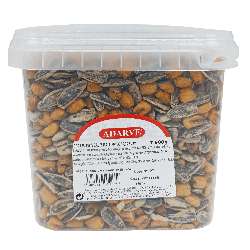 409369  Cocktel Pipas Tostada Y Maiz Frit Adarve Cubo 600G