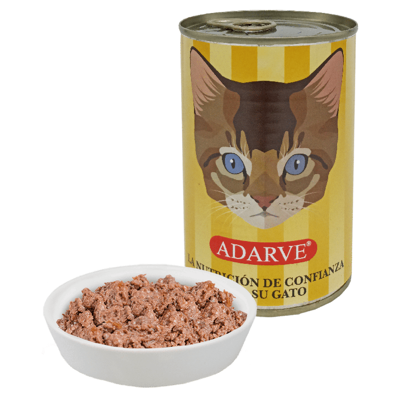 365268  Comida Gatos Adarve Pollo Lata 400 Grs