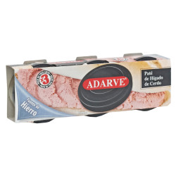 275060  Pate De Higado De Cerdo Adarve Lata 80 Gr Pack-3