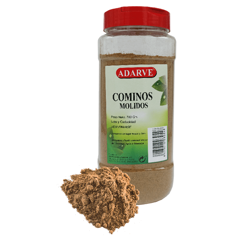 221160  Cominos Molidos Adarve Tarro 700 Grs