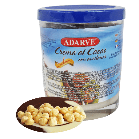 257152  Crema De Cacao 2 Sabores  Adarve Vaso 210 Grs