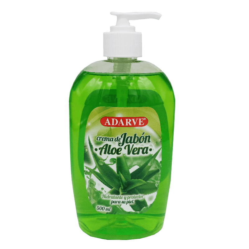 606494  Crema De Jabon Adarve Aloe Vera Dosificador 500 Cc