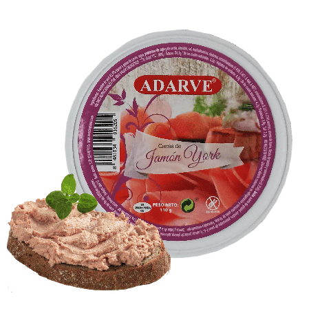 260416  Crema De Jamon York Adarve Lata 110 Grs