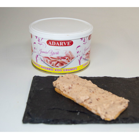 260413  Crema De Jamon York Adarve Lata 400 Grs