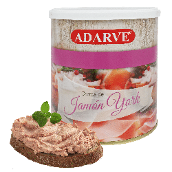 260414  Crema De Jamon York Adarve Lata 750 Grs
