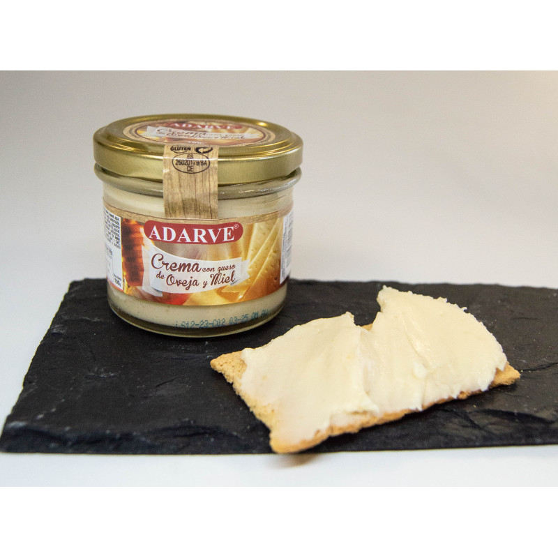 448580  Crema Queso Oveja Con Miel Adarve Tarro 100 Gr