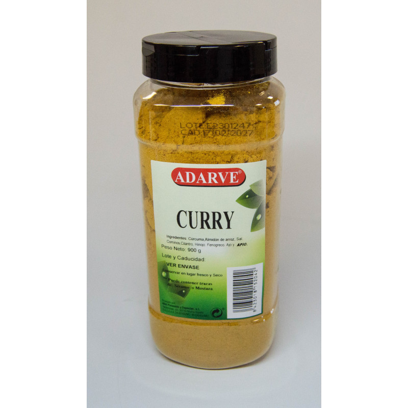 221046  Curry Adarve Bote 900 Grs