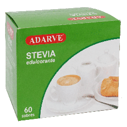 209522  Edulcorante Stevia  Adarve 1 Gr. Estuche 60 Und