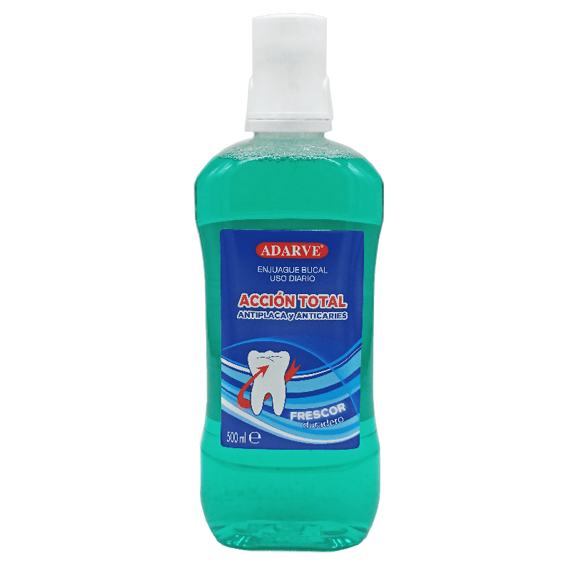 636277  Enjuague Bucal Accion Total Adarve Bote 500 Ml