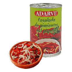 375460  Ensalada Pimiento Piquillo+Cebolla Adarve 350 Grs