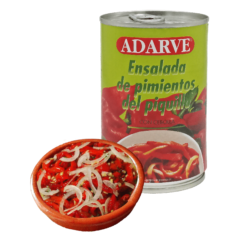375460  Ensalada Pimiento Piquillo+Cebolla Adarve 350 Grs