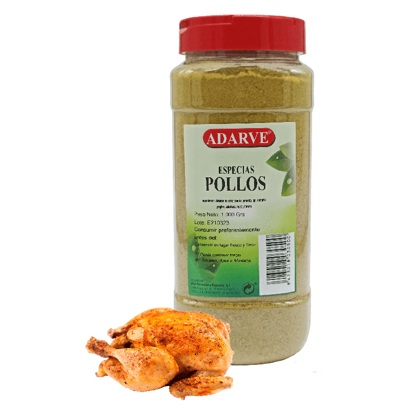 221198  Especias Para Pollos Adarve Tarro  900 Grs
