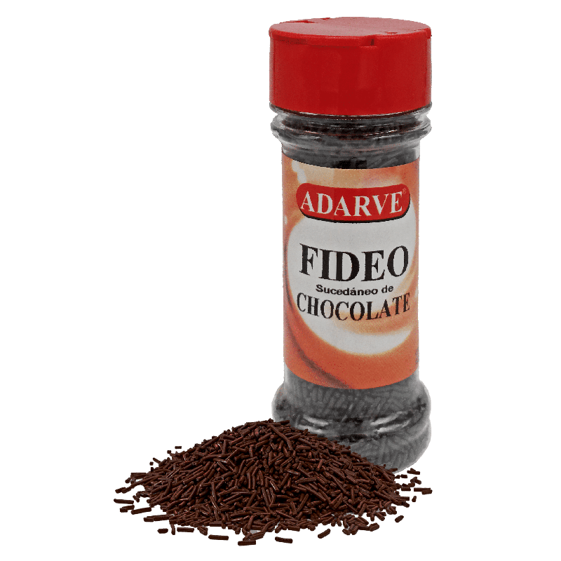224806  Fideos De Chocolate Adarve Tarro 50 Grs