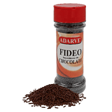 224806  Fideos De Chocolate Adarve Tarro 50 Grs