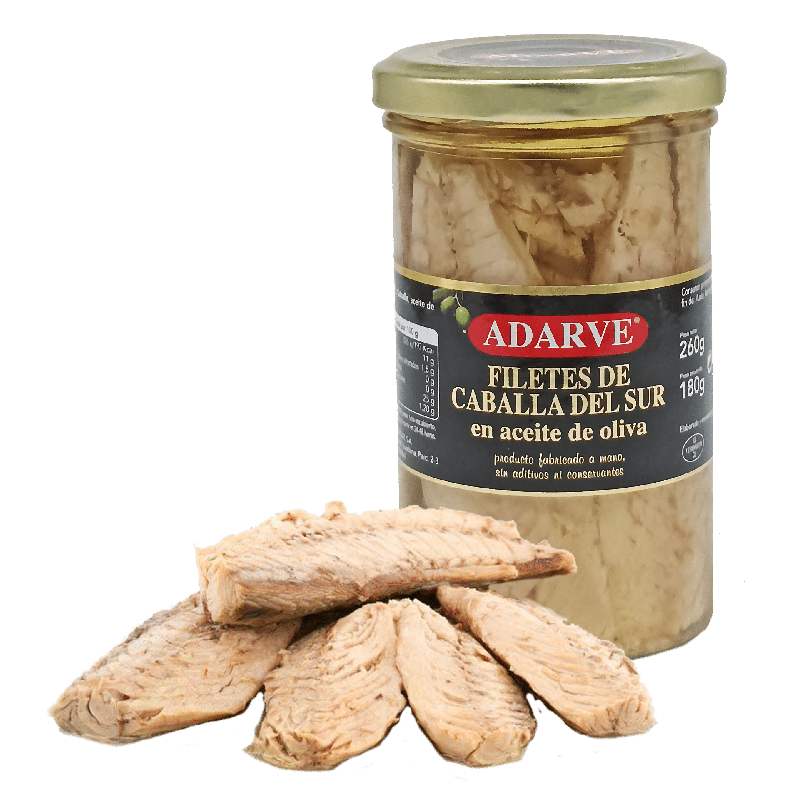 312154  Filete Caballa Sur Oliva Adarve Cristal 180G Rt-10
