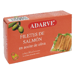 309256  Filetes Salmon Aceite Oliva Adarve Lata 80Gr Rt-10