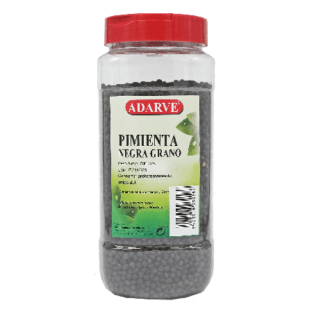 221020  Pimienta Negra Grano Adarve Tarro 700 Grs