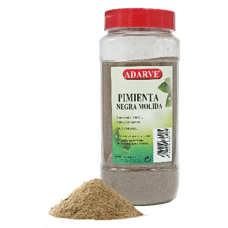 221030  Pimienta Negra Molida Adarve Tarro 800 Grs
