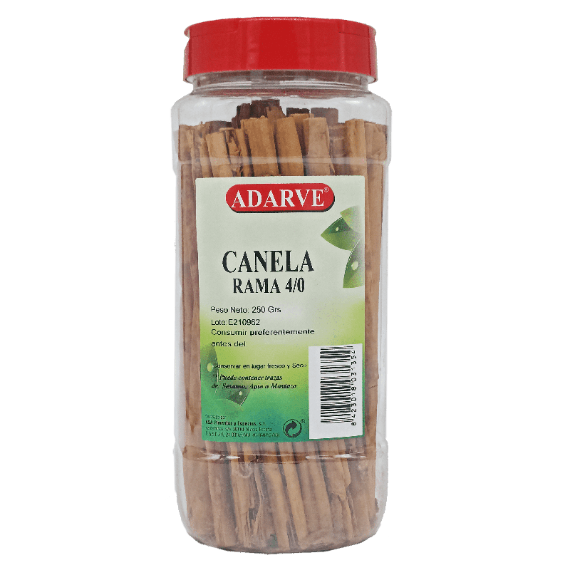 221092  Tarro Canela Rama 4/0 Adarve 250 Grs