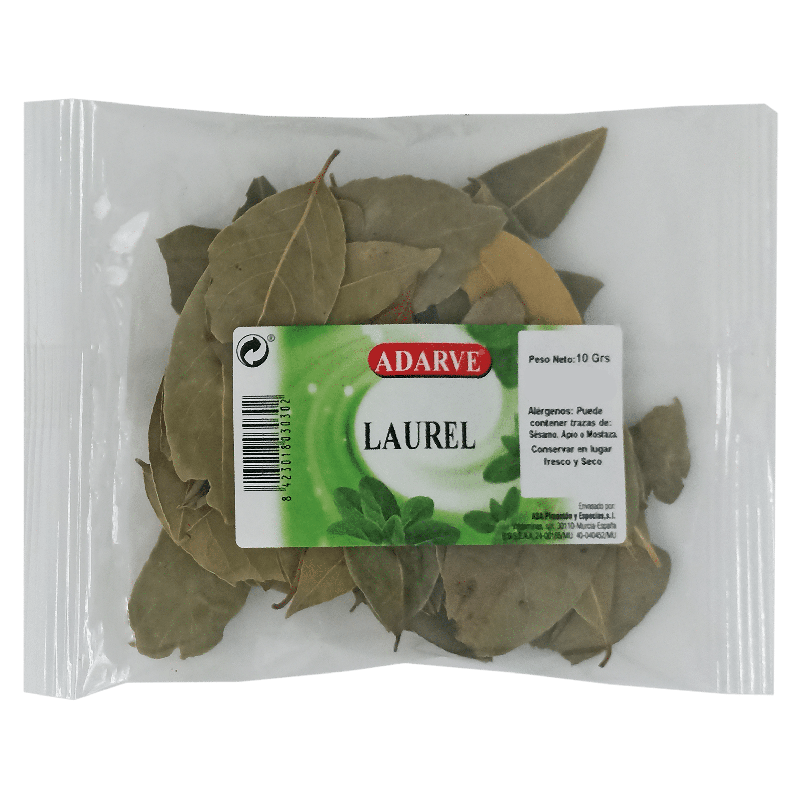 227047  Laurel Hoja Adarve Bolsita 10 Grs
