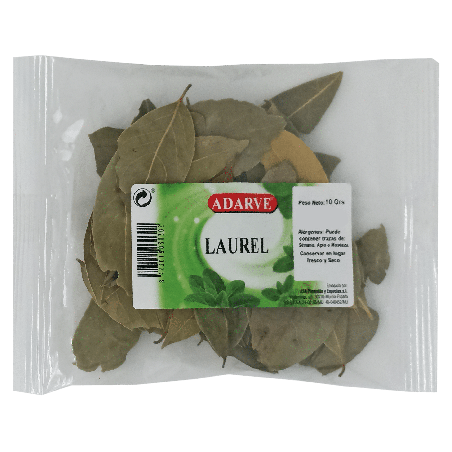 227047  Laurel Hoja Adarve Bolsita 10 Grs