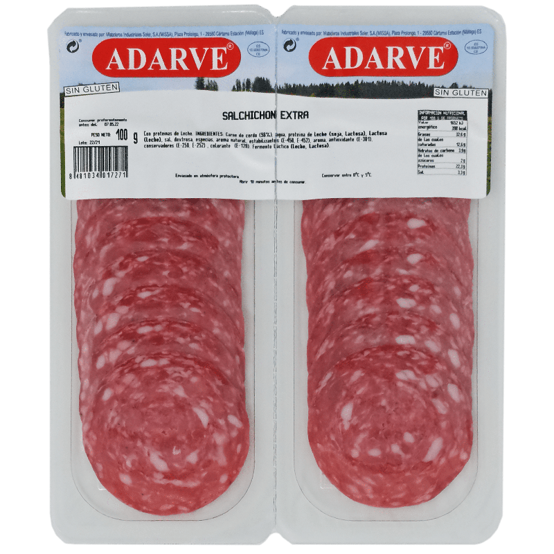 258798  Lonchas Salchichon Adarve 50 Grs Pack-2