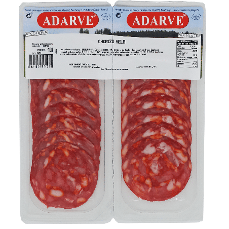 258804  Lonchas Chorizo Adarve 50 Grs Pack-2
